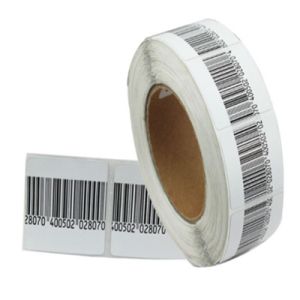 Large Capacity Customized Cloth EAS Soft Label 8.2MHz 58KHz Frequency