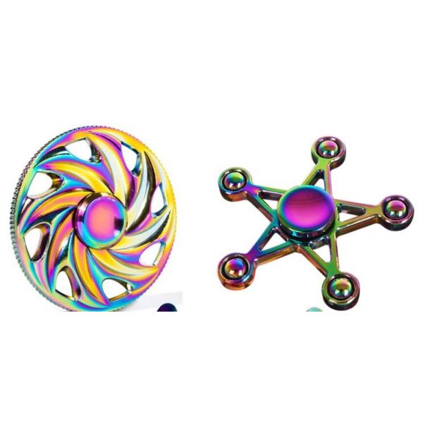 Wholesale Factory Price EDC Fidget Spinner Toy Finger Spinner Toy Ego Titanium Brass Toy Sp 1111