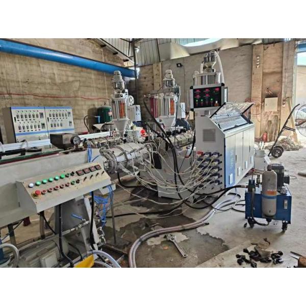 High Performance Automatic Extrusion Machine Single Screw Plastic Extruder Line For HDPE Plastic Pipe