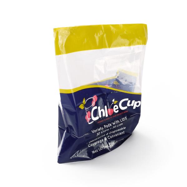 Plastic Poly Pouches SGS ROHS Bread Packaging Bags With Window