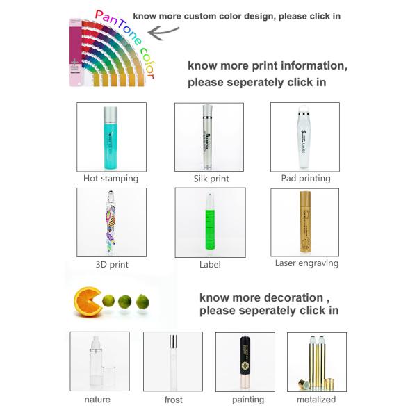 Replaceable Customization Empty Skincare Deodorant Gel Solid Color Roller Bottle