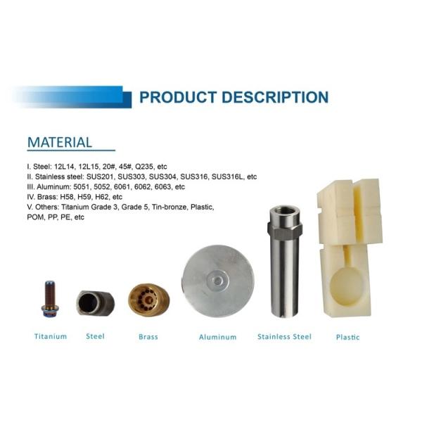 ISO9001 Practical CNC Turning Milling Parts Tolerance 0.01-0.05mm