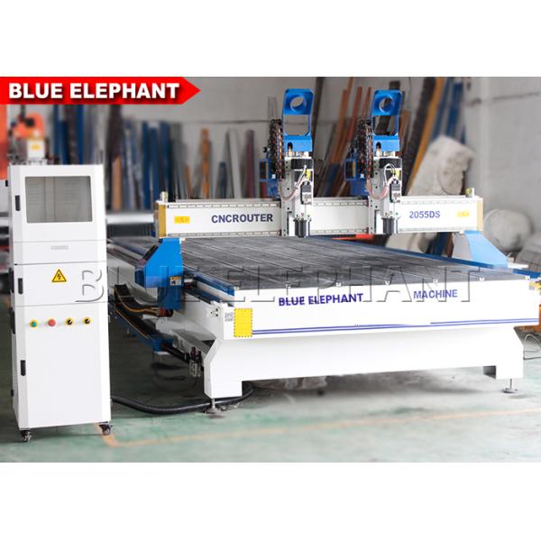 2055 multi-heads woodwork cnc router , cnc wood carve machine for wood door design