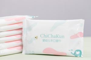 China Portable Baby Non Woven Cleaning Wipes Contain Xylitol Aloe Vera Extract on sale