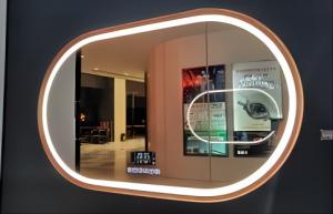 Quality 24W 36W 45W 4200K Modern Oval LED Lighted Mirror OEM ODM for sale