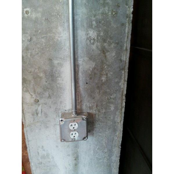 Box Type EMT Conduit Box / Junction Box Raised Steel Cover RS5 Double Toggle Switch Cover