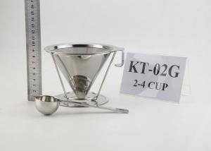 Quality Customize 18/8 Stainless Steel Coffee Maker For Brewing Coffee Laser Logo for sale