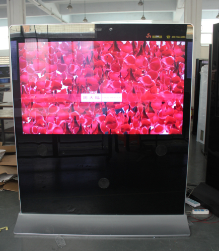 65 inch large touch screen landscape Human kiosk induction lcd multi touch display advertising player