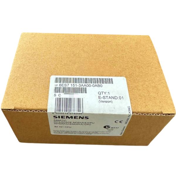 SIEMENS 6ES7151-3AA00-0AB0 SIMATIC DP, INTERFACE MODULE IM151-3 PROFINET FOR ET200S; TRANSMISS. RATE UP TO 100MBIT/S MAX. OF 63 POWER, ELECTR. OR