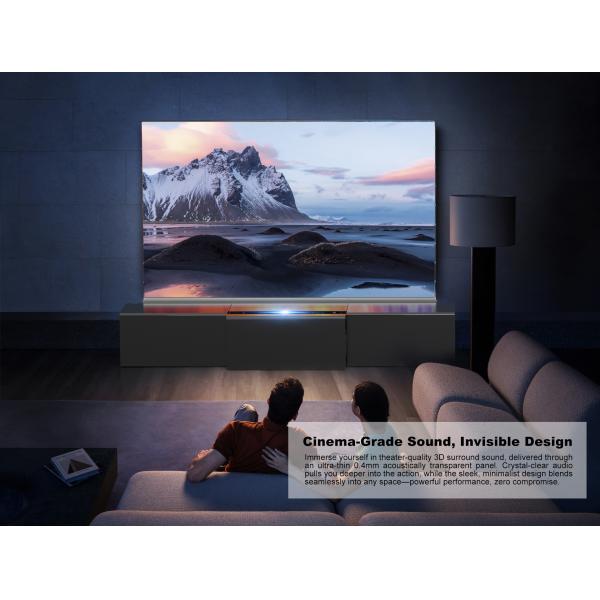 Smart Laser TV Cabinets 100 inch 120 Inch 130 Inch Cabinet For Short Throw Projector Motorized TV Cabinet