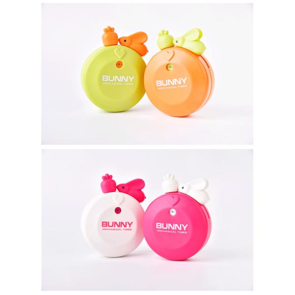 Rabbit And Carrot ABS Material Mechanical Kitchen Timer Magic For Kitchen