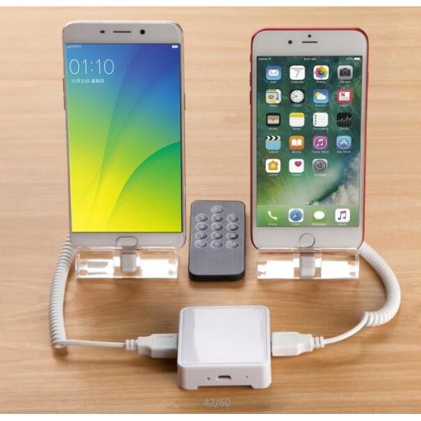 COMER alarm display skeleton holders for handsets stands with security and price