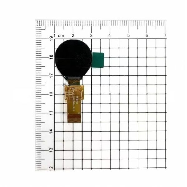 0.75-Inch Round TFT Display Module | 160×160 Dots, 4SPI/18BIT Interface, GC9D01N Driver IC for Mini Smart Bands & Wearable Sensors