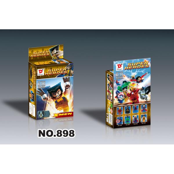 Classic cartoon models superhero block