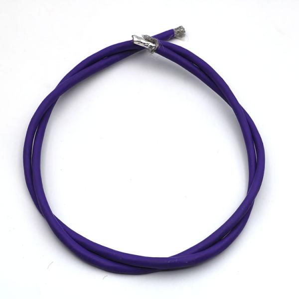 0.58Mm BC CCU DC 100% copper Lan Cat6 SFTP Cable purple LSZH 100 foot cat 6 cable