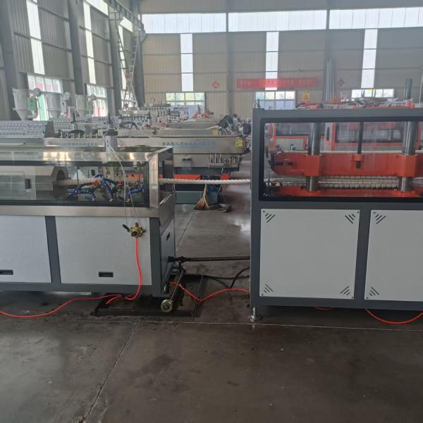ABB Frequency Inverter Single Wall Corrugated Pipe Machine for 12-50mm Produced Diameter