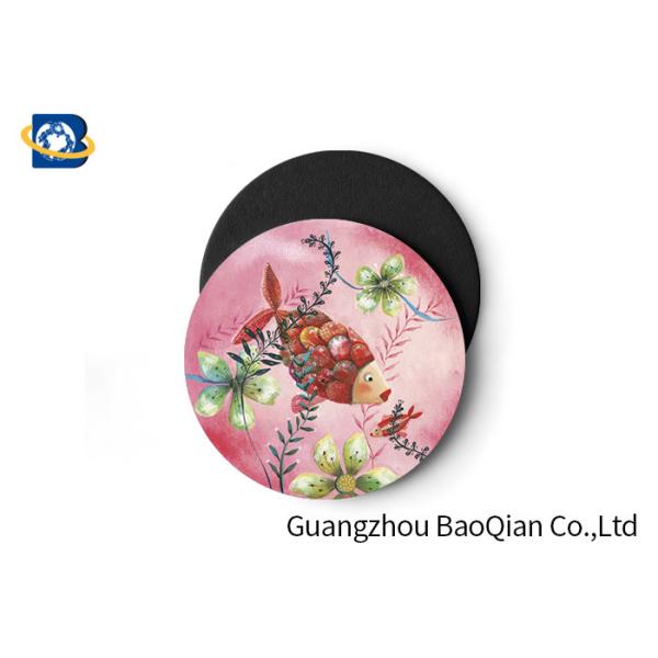 Fish Image 3D Printing Lenticular Coasters No Suction Cup Bath Mat Plastic Placemats