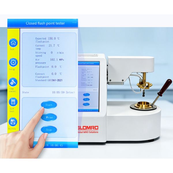 Fully Automatic Closed Cup Flash Point Testing Equipment GLO-BS9000 Sealed Testing Environment Precise Temperature Control Astm