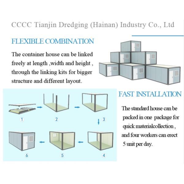 Prefab Portable Wood Expandable Container House with Light Steel Frame & Sandwich Panel