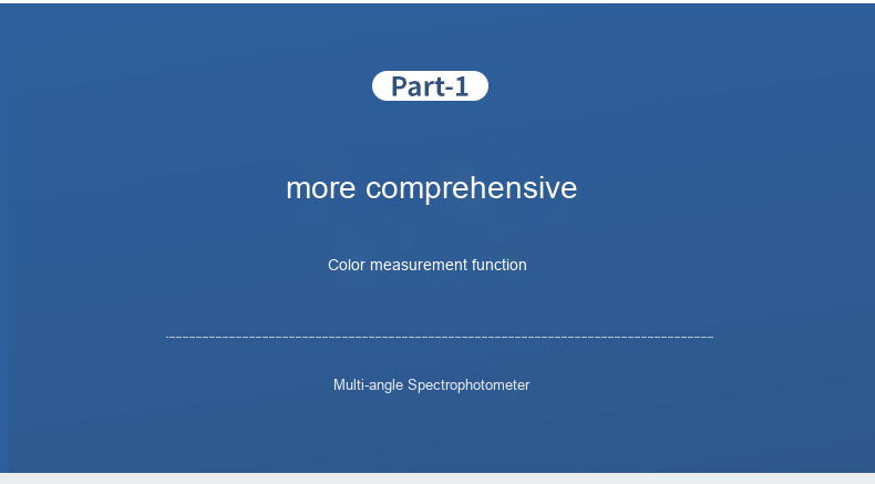 Portable Car Metallic Paint Colorimeter Multi-Angle Spectrophotometer MS3003 Three-Angle 25/45/110 Pearl Color Testing