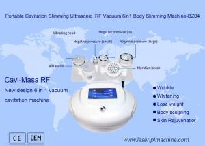 China Portable Ultrasonic Rf Vacuum Cavitation Machine 6 In 1 Body Slimming Beauty on sale