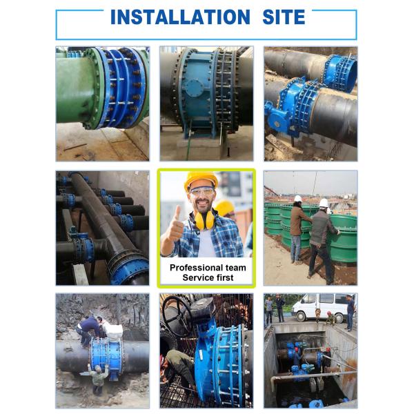 EPDM Sealing Ring Material Makes Steel Joint Flange Connection More Secure For Pump