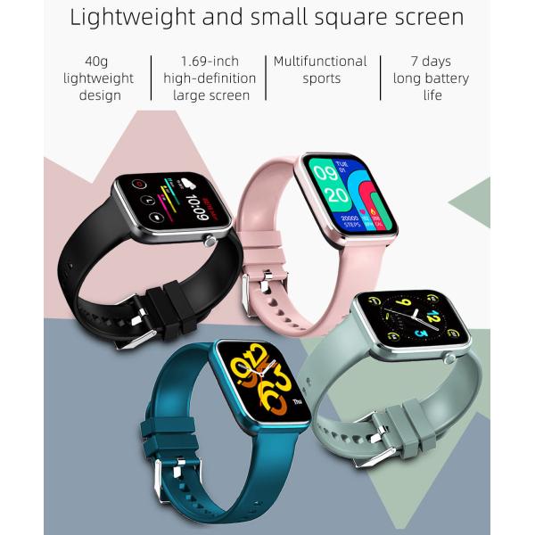 IPS Screen Bluetooth Fitness Watch Camera Control Heath Monitor GR5515