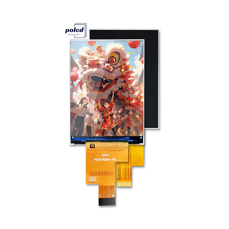 Polcd 2.8" High Resolution 480*640 Lcd Screen IPS View MIPI Interface 2.8 Inch