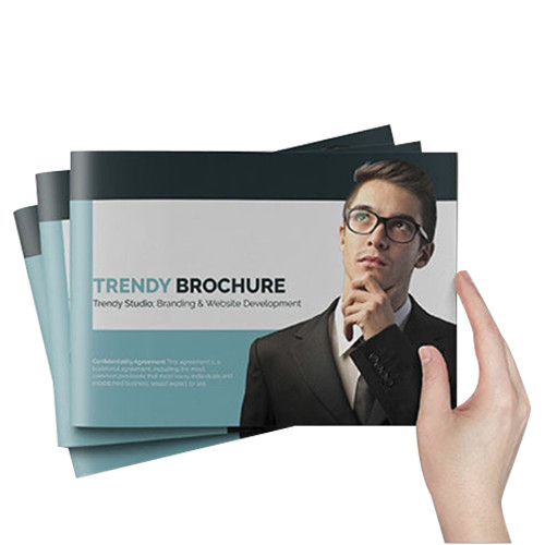 A4 210*297mm Brochure Printing Services , Custom Printing Services