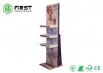 Customized Foldable Cosmetic Pop Cardboard Displays , Corrugated Cosmetics