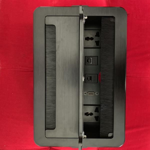Multi - Function Power Data Integration Socket / Desktop Flip Data Junction Box