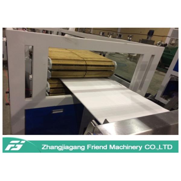 900mm Width WPC Board Production Line With PVC Resin Material Easy Operation