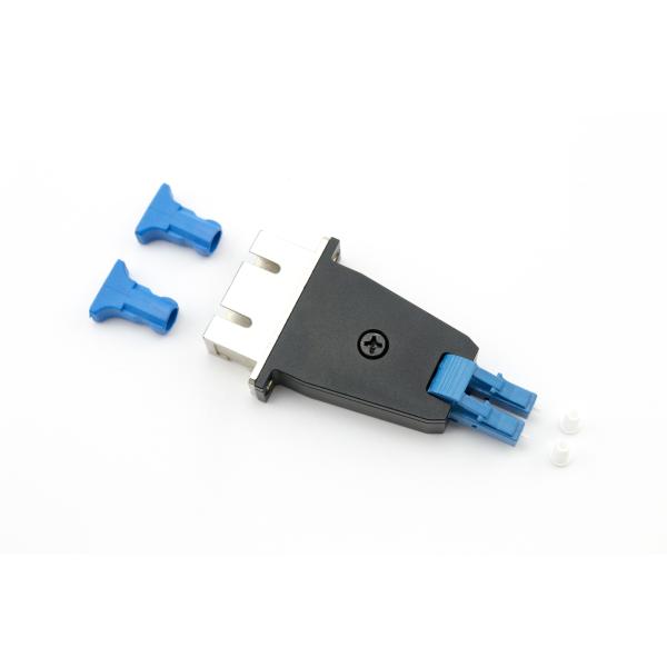 Singlemode fiber sc to lc adapter,Duplex / Simplex Fiber Optic Cable Connectors SC Female To LC Male Hybrid Adapters