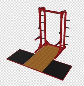 China 2022 wholesale bodybuilding gym exercise equipment Half rack with lifting Platform on sale