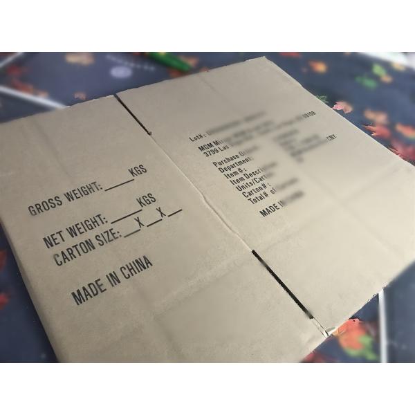 Custom Folding Corrugated Box With Gold Foil Printing For Candle Jar Holder Packaging