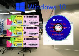 Quality Genuine Windows 10 Pro COA 32 bit x 64 Bit Multi Language FQC 08929 for sale