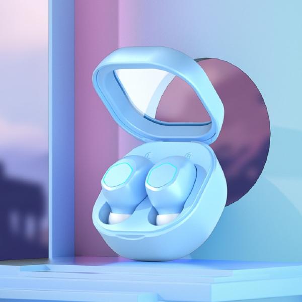 Bluetooth 5.2 TWS Earphone Waterproof Automatic Noise Cancellation Type-c Fast Charging 5-hour Battery Life F10 Dynamic Driver