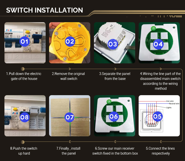 Electrical Automation Smart Wall Socket Switch Google Alexa Voice Remote Control Knx Zigbee WiFi Aluminum Supported Smart Life