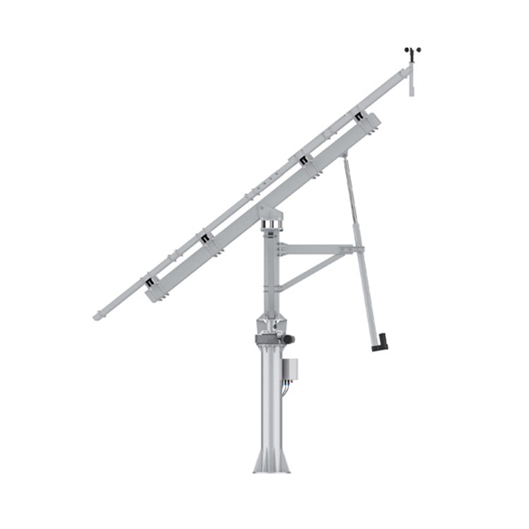 8 Panel 4KW Dual Axis Solar Tracker Mounting System Customizable GPS Controller Solar Trackers Kit for Home Use
