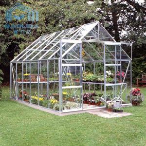 Quality Glass Sheet Horticultural Pint Sized Greenhouse Tent For Flower Garden for sale