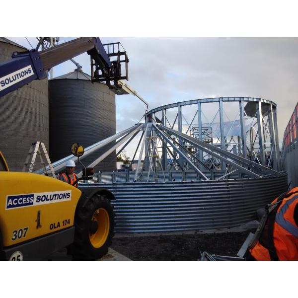 Alibaba China 2000tons grain storage silo corn maize steel silo price for sale