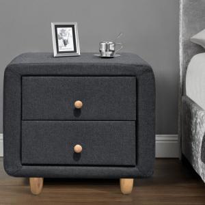 China Linen Fabric Fabric Bedside Table on sale