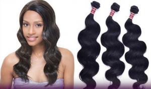 China Shedding Free One Donor Peruvian Remy Human Hair No Mixtures Double Weaving Hair on sale