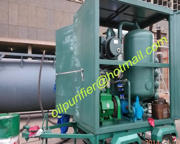 Buy Double Stage Vacuum Transformer Oil Recycling Machine, Oil Processing Filter with cover at wholesale prices