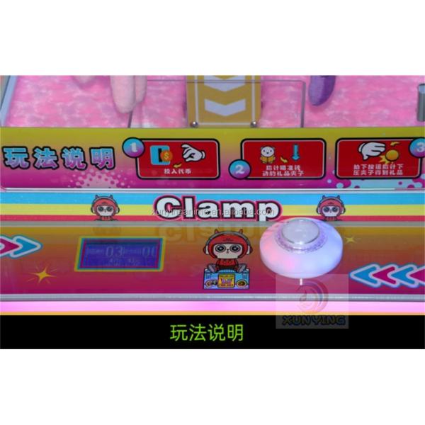 Crane Plush Toy Doll Claw Machine Arcade Game Coin Prize Machine
