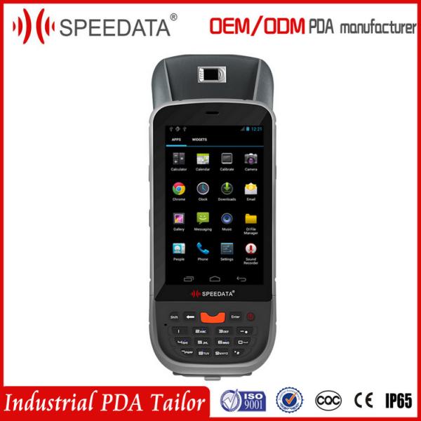 ISO9001 IP65 Certification Of Android Phone with Fingerprint Reader Terminal