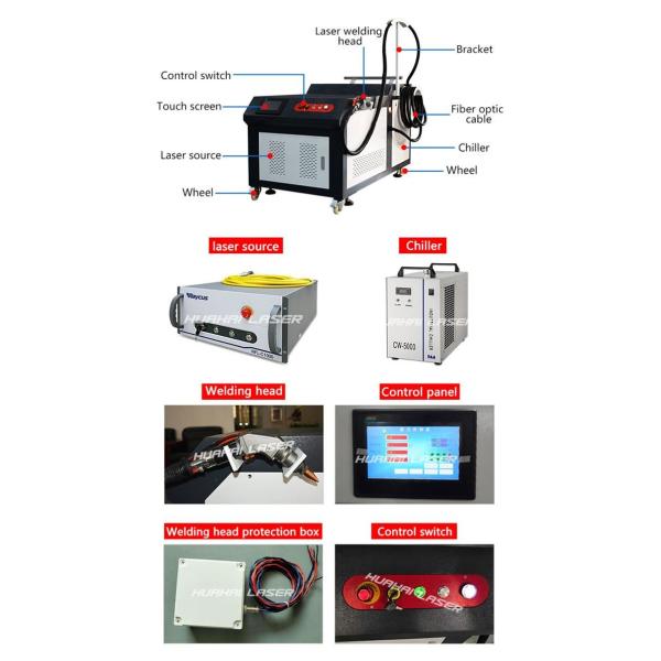 Optical Fiber Handheld Laser Welding Machine , Micro Laser Welding Machine