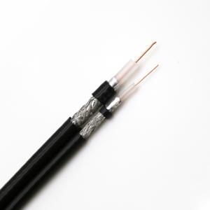 China Monitoring System Flexible 75ohm RG6 1.02mm Coaxial Power Cables on sale