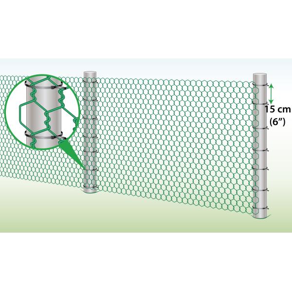 PVC Wire, Used for Mesh Container, Poultry Fence Chicken Wire Mesh