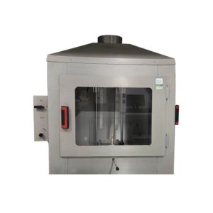 Quality ISO 11925 Single Flame Source Tester with Vertical or 45-degree Ignition and Stainless Steel Chamber for Building Material Testing for sale